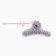 Fluffy hair crab "The most beautiful" with a suspension, 3 x 12 cm