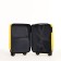 Small suitcase 18 ", lightning department, 4 wheels, yellow color