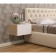 Tumbling bedside Elton No. 1 suspension, 460x320x260, oak sonoma/MDF white gloss