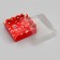 Cookie box, confectionery packaging, "New Year's Post", 7 x 7 x 3 cm, New Year