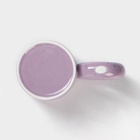 Ceramic mug "Bublik", 300 ml, lilac color-3