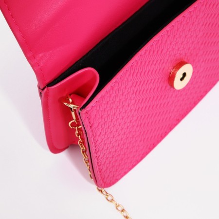 Baby bag on magnet, long chain, raspberry color-2