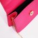 Baby bag on magnet, long chain, raspberry color
