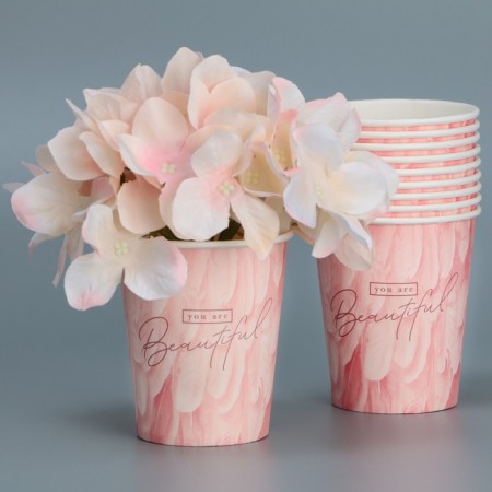 A glass for flowers "feathers", 250 ml-3