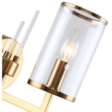 Wall lamp VASE 1XE14 40W, size 22x12x22 cm, bronze color-1