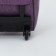 Road bag on wheels, outer pocket, purple color