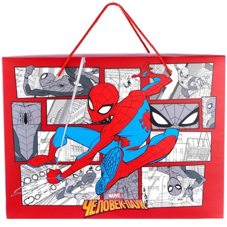 Package-Korobok, 40 x 30 x 15 cm, packaging, spider-man-1