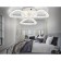 LED ceiling LED with Ambrella Light, Original, FA4508, 3HLED, 30 W, 2250LUM, 3000-6400K, white color, white