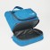 Cosmetic bag 2 parts with lightning, blue color