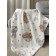 Sleeping Bear blanket, size 100x118 cm