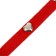 Belch collar with hearts, 32 x 1 cm, Osh 23-29, textiles and leatherette, red