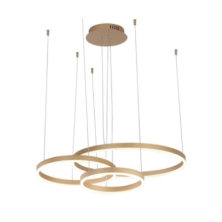 Suspension "Thor", size 60+40+30x150 cm, 80W, LED, 3000K