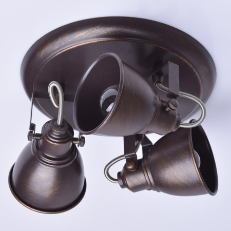 Ringen Chase STAS, 3X40W E14, coffee, golden 29x33x19 cm-1