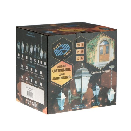 Lamp NTU 04-60-001 Oscar, E27, IP44, 60 watts, transparent glass, black-4