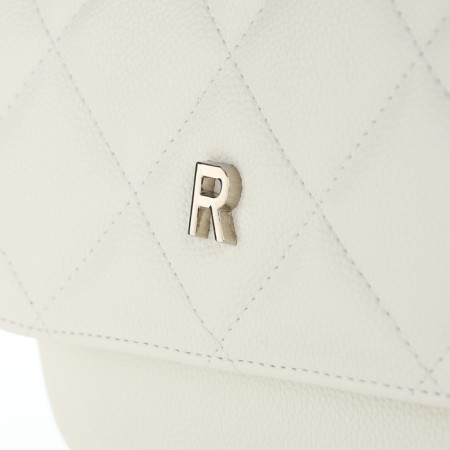 Women's bag with lightning, white color-3