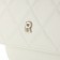 Women's bag with lightning, white color