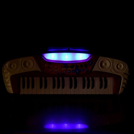 Synthesizer "Musical World", light, sound effects-6
