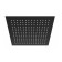 Shower watering can Wasserkraft A162, tropical, 300 x 300 mm, stainless steel, black