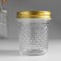 Bank for candles glass with a lid "Romb" transparent 200 ml 7x7x8.5 cm