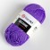 Yarn "Macrame Macrama" 100% polyester 130m/90g (135 lilacs)