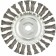 Matrix Ushm brush, d = 125 mm, M14, flat, twisted wire 0.8 mm