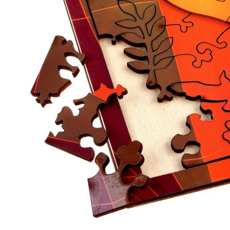 Puzzles wooden figured "free flight", 151 element-6