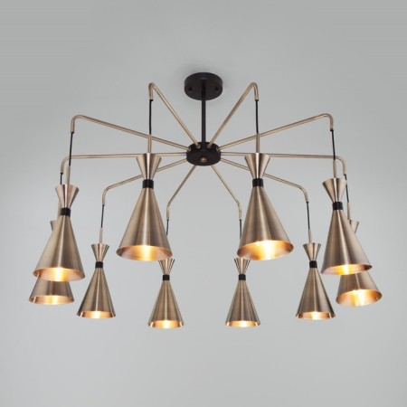 Люстра в стиле лофт Glustin, 60Вт, E14, 95x95x65 см-2