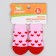 Nosks non -slip "hearts", size L (3.5/5 * 8 cm), set 4 pcs, pink