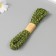 Yarn 100% cellulose "Softino Raffia Color Melange" Washed, green meadow 10m ± 2m
