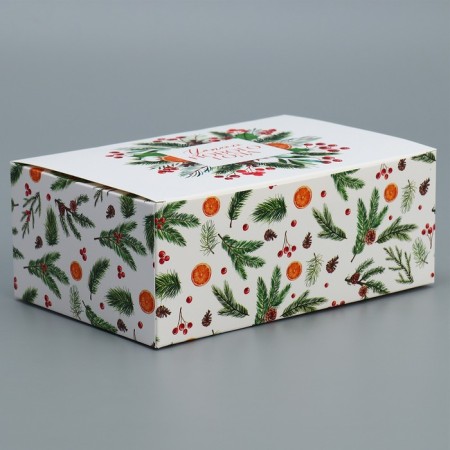 Box the team of "Cozy New Year", 18 x 12 x 7 cm, New Year-1