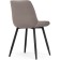 Stool on a metal frame Seda metal/velor, white/latte 50x56x82 cm
