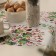 New Year. Dailers "coniferous pattern" 40x145cm, 100% p/e, 140g/m2