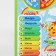 Teaching calendar "Children", with a clock, made of wood