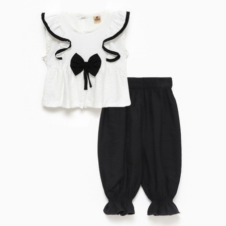 Kit for girls, white/black color, height 104 cm-5