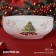 Saladnik New Year's share "Magic tree", 580 ml, 15.5 × 6 cm, porcelain, white color
