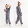 Kids (hoodies, trousers) minku color gray, height 122