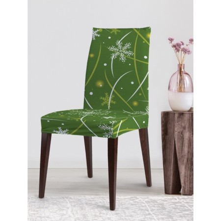 Czech for a chair "pleasant snowflakes", decorative, velor