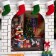 LED figure "Wonderful fireplace", 26x10x18 cm, music, aah3, USB, glow warm white