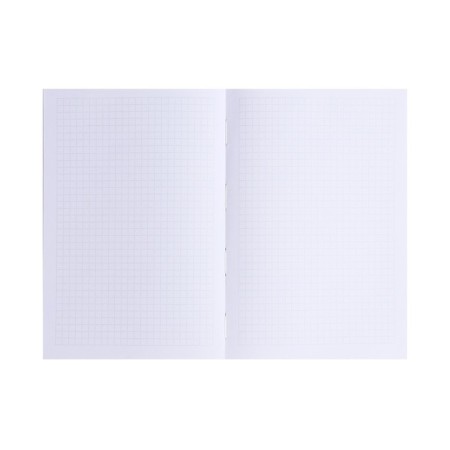 Notebook A5, 96 sheets in the cage "My year", solid cover, lamination of Soft Touch, stamping with colored foil, block 70 g/m2-2