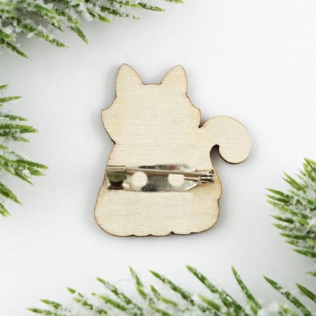 New Year's icon in the box "Cat", for the New Year, 5 x 4 cm-4