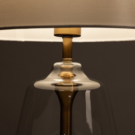 Decorative table lamp Arte Lamp Pleione A5045LT-1PB, E27, 60 W, 33x33x54 cm, copper-2