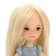 Soft doll MIA "In a blue dress", 32 cm