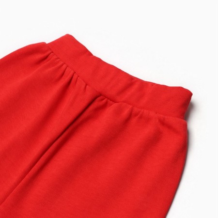 Pants children, red color, height 80 cm-1