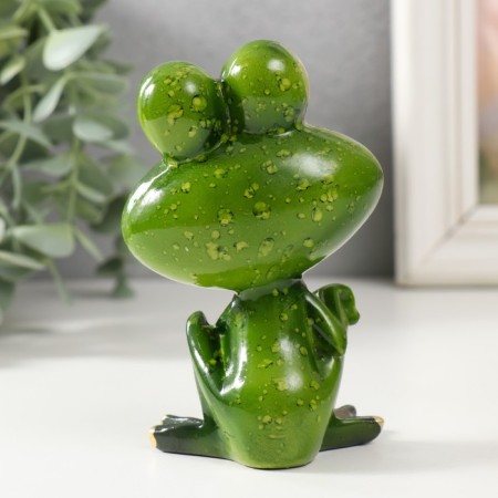 Souvenir Polystone Lak "Frog winks" 7x5x10.5 cm-2