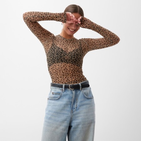 Longsliv Women's mesh mist leo, rr l l-2