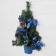 Fir tree decor Wall "Surprise" 45 cm d of the lower tier 25 cm, blue