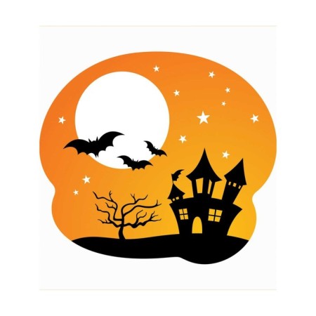 Set of napkins for setting the table "Halloween evening", rectangular, size 32x46 cm, 4 pcs-2