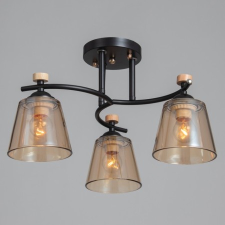Alatea chandelier 3he27 40w Black 50x50x27 cm Bayerlux-1