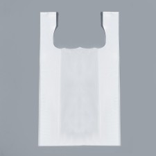 T -shirt package, polyethylene, white 24 x 42 cm, 8 μm