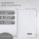 Textura passport cover, white color